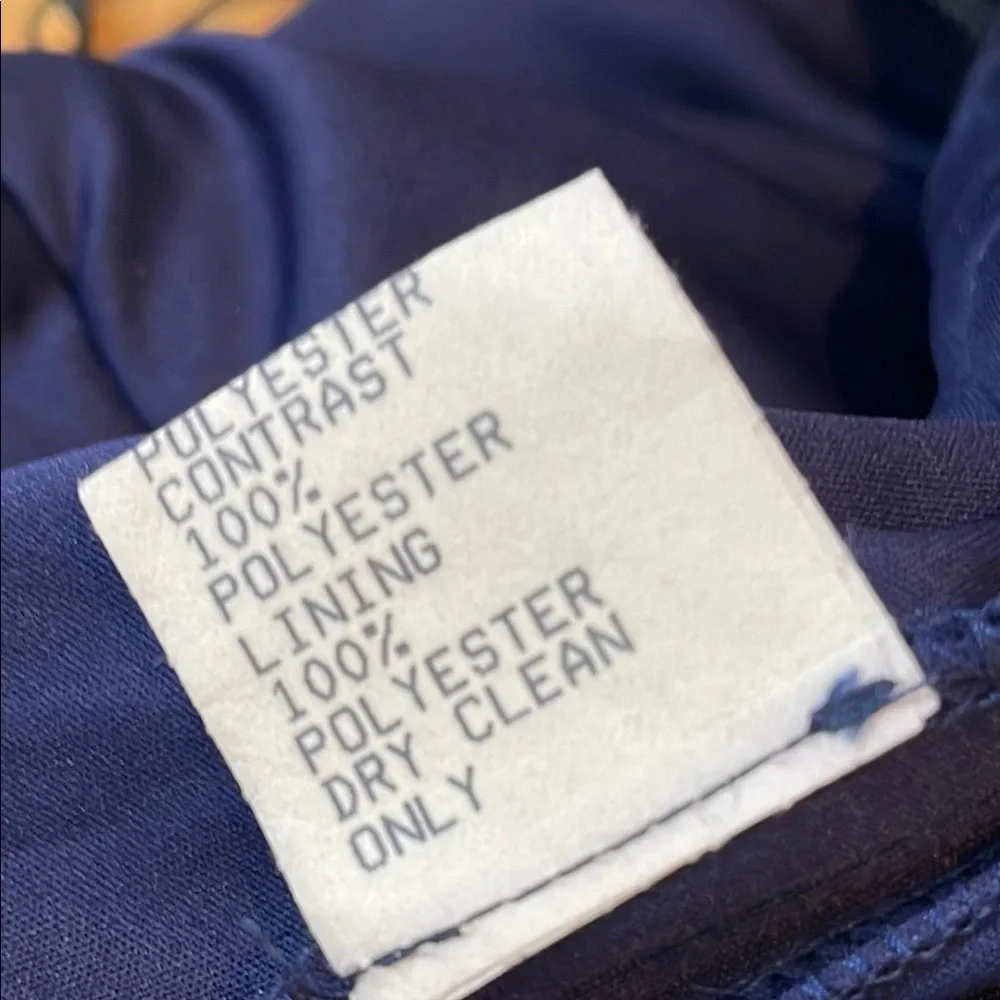 Tadashi Shoji Too Navy Embroidered Lace Evening Gown Tulle Skirt Size 16 Q NWT - Picture 6 of 16
